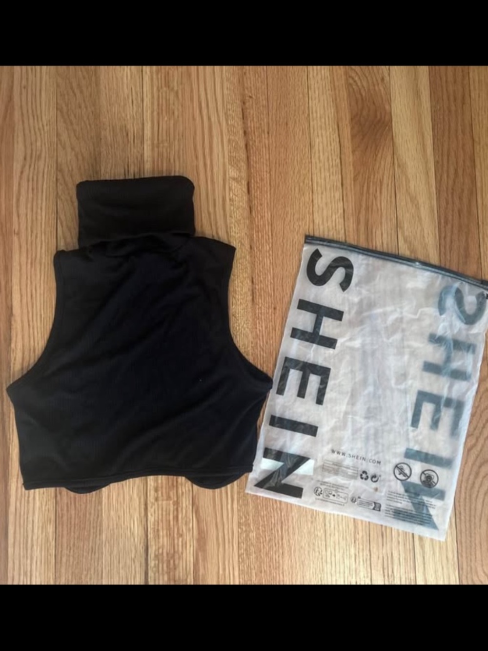 Turtleneck Cropped Tank Top